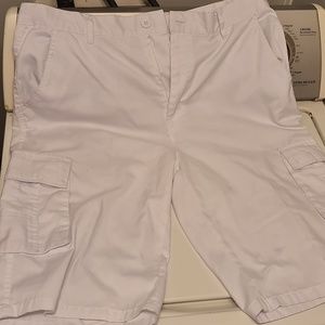 Reset Black cargo shorts men  in size 38